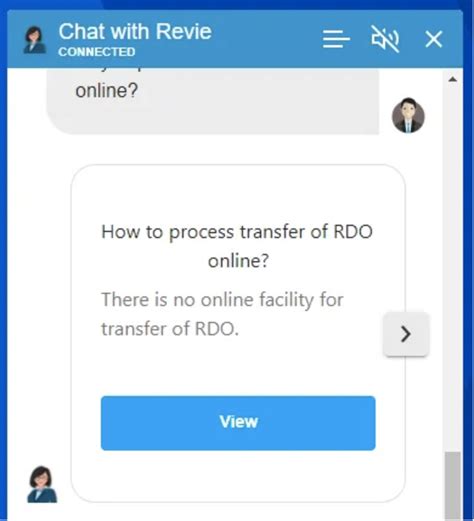transfer of rdo|Transfer of RDO.